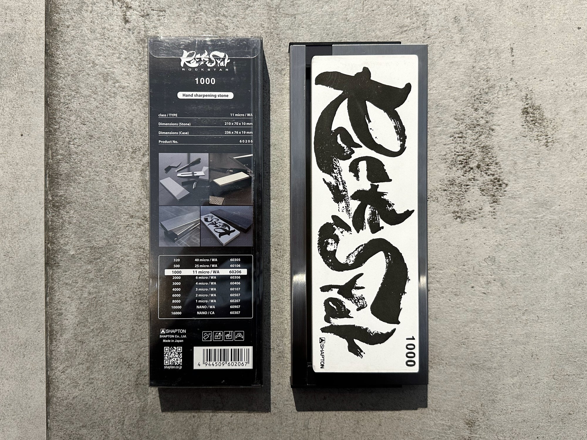 Shapton Rockstar Stone With Stainless Case 1000