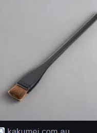 Urushi Coated Nigiri brush (Black)