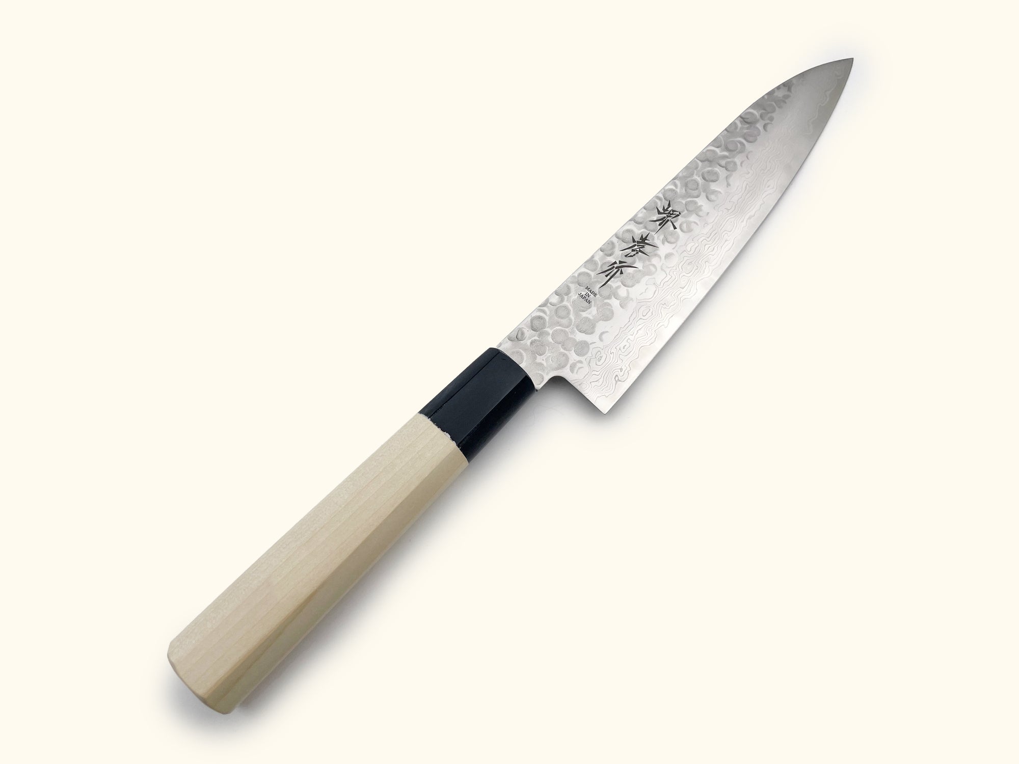 Sakai Takayuki 45 Layer Damascus Tsuchime Wa-Gyuto 180mm