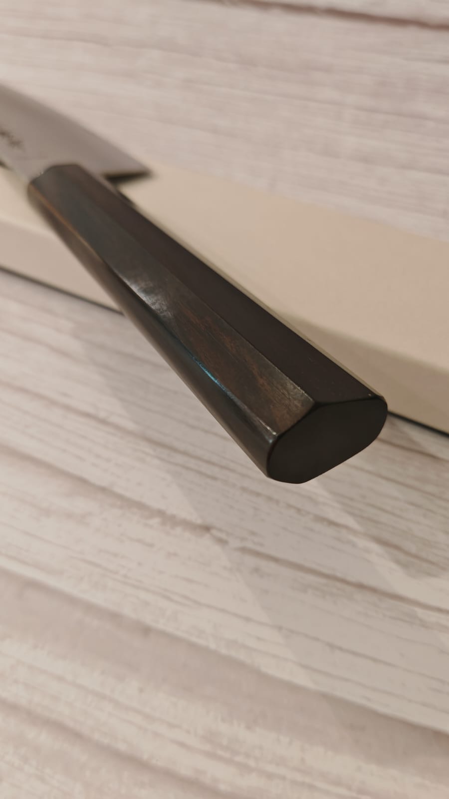Sakai Takayuki Nashiji VG10 Ebony Santoku 170mm