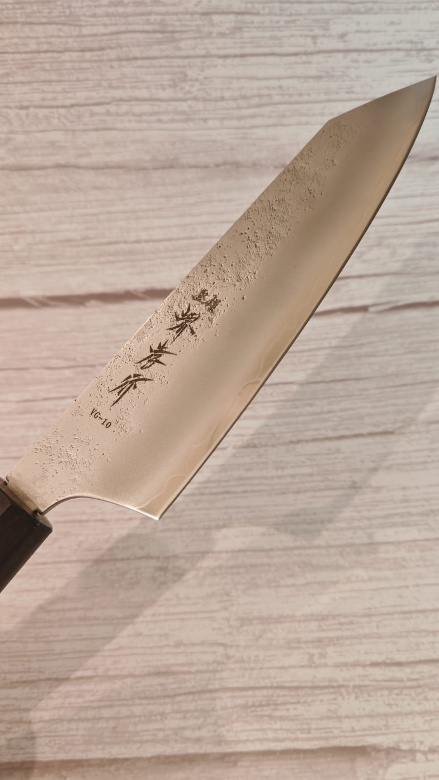 Sakai Takayuki Nashiji VG10 Ebony Bunka 160mm