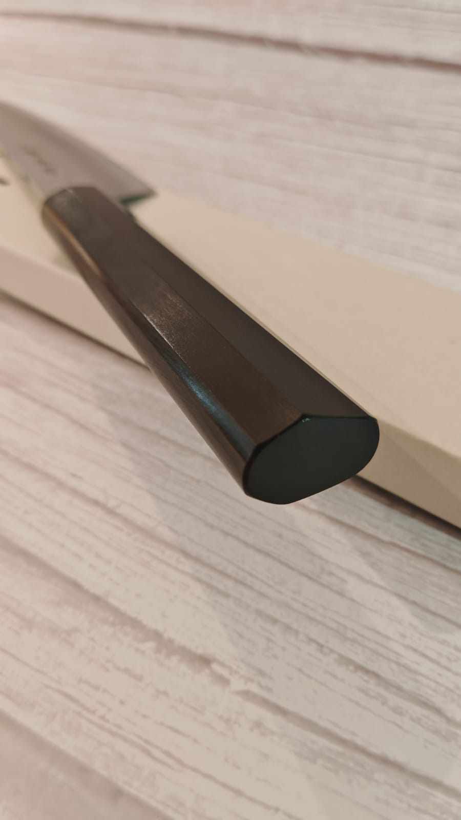 Sakai Takayuki Nashiji VG10 Ebony Bunka 160mm