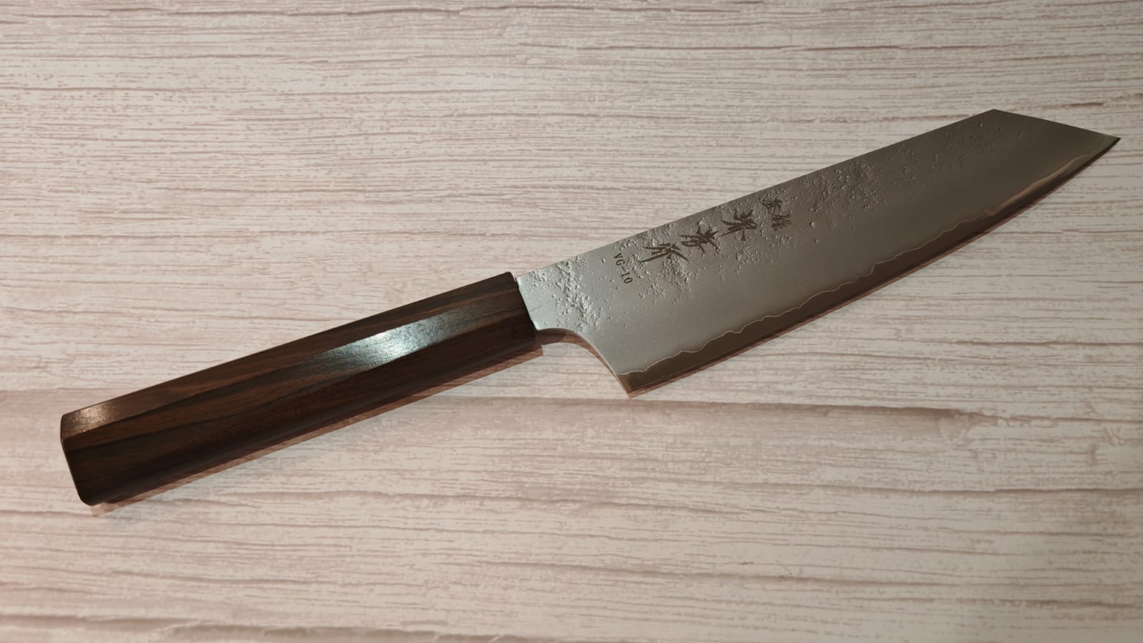 Sakai Takayuki Nashiji VG10 Ebony Kiritsuke 190mm