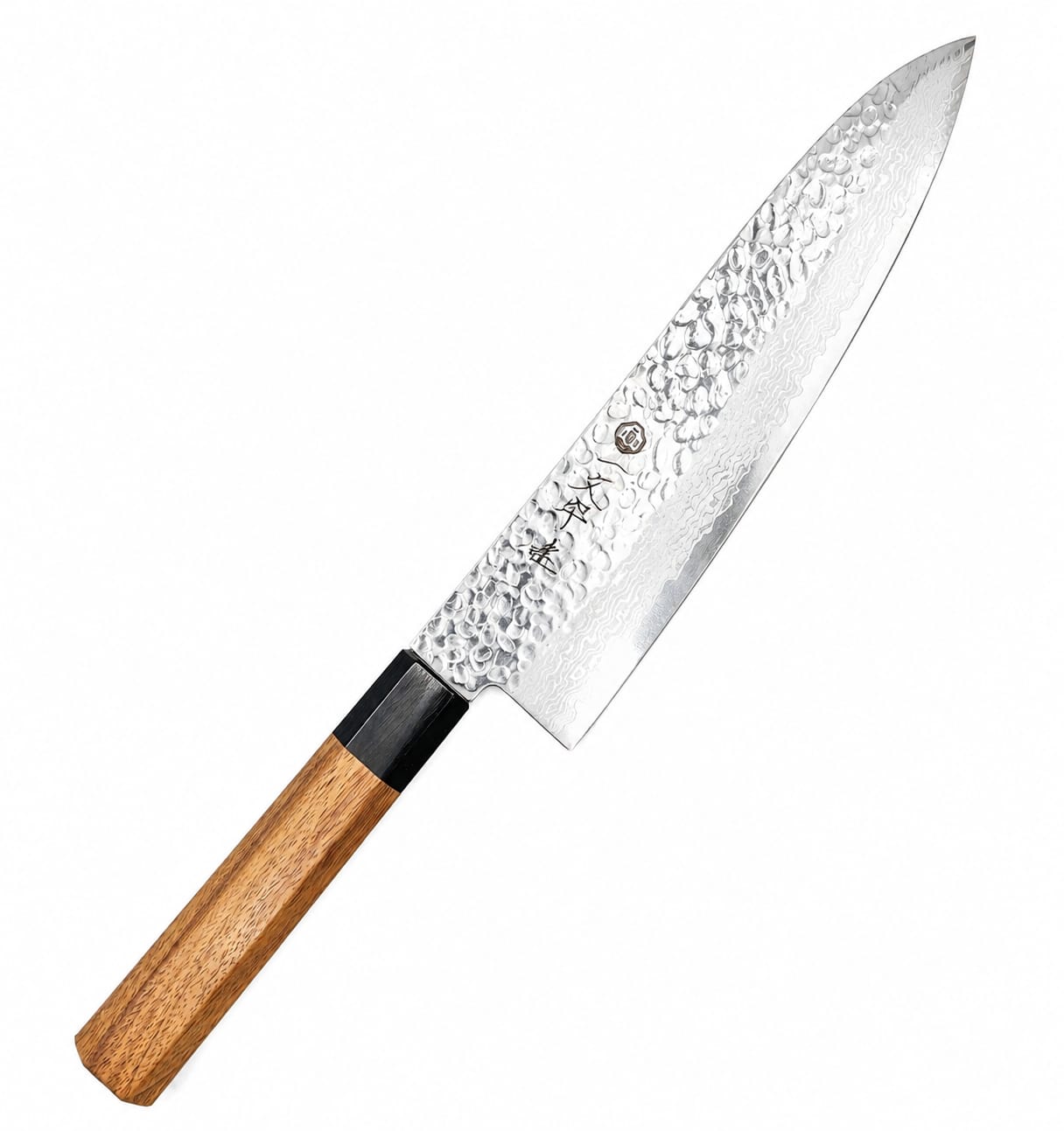 Sakai Ichimonji VG10 Sazanami Damascus Wa-Gyuto Walnut Handle