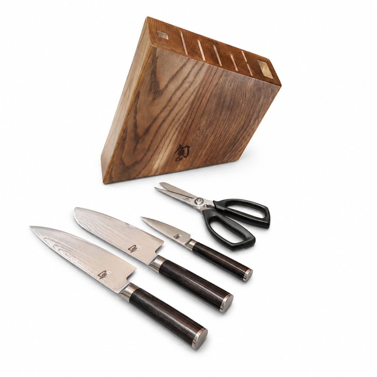 Shun Classic 5pcs Kitchen Tools Set w/ Knife Stand