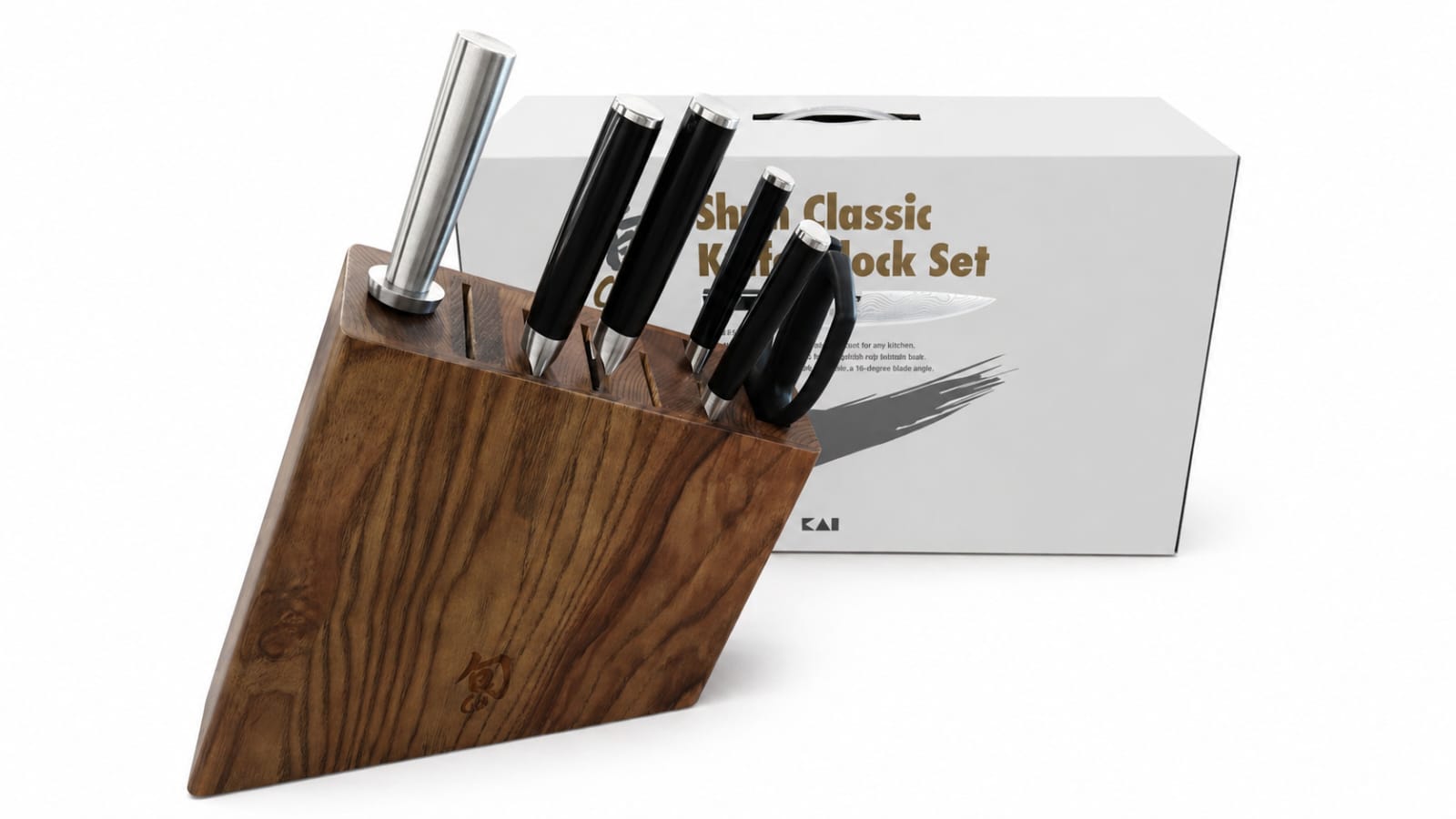 Shun Classic 7pcs Kitchen Tools Set with Knife Stand