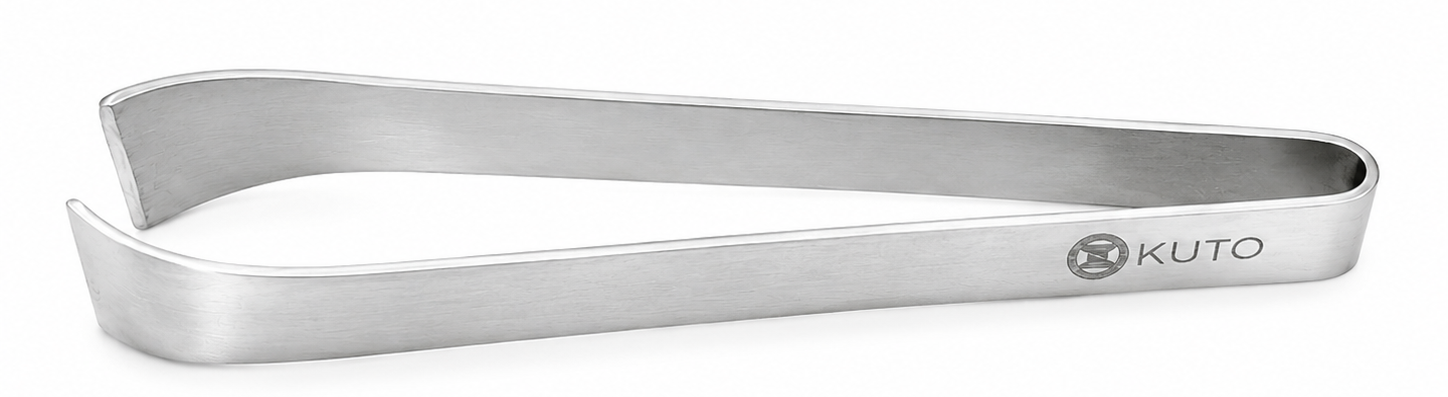 KUTO Silver Fishbone Tweezers