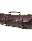 Boldric Leather Knife Roll Bag 9pockets