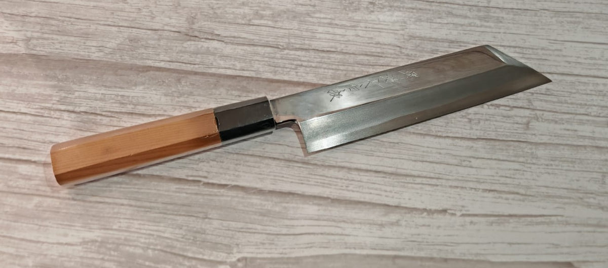 Sakai Takayuki Hakugin INOX Mirror Finish Japanese Chef's Peeling Knife 180mm
