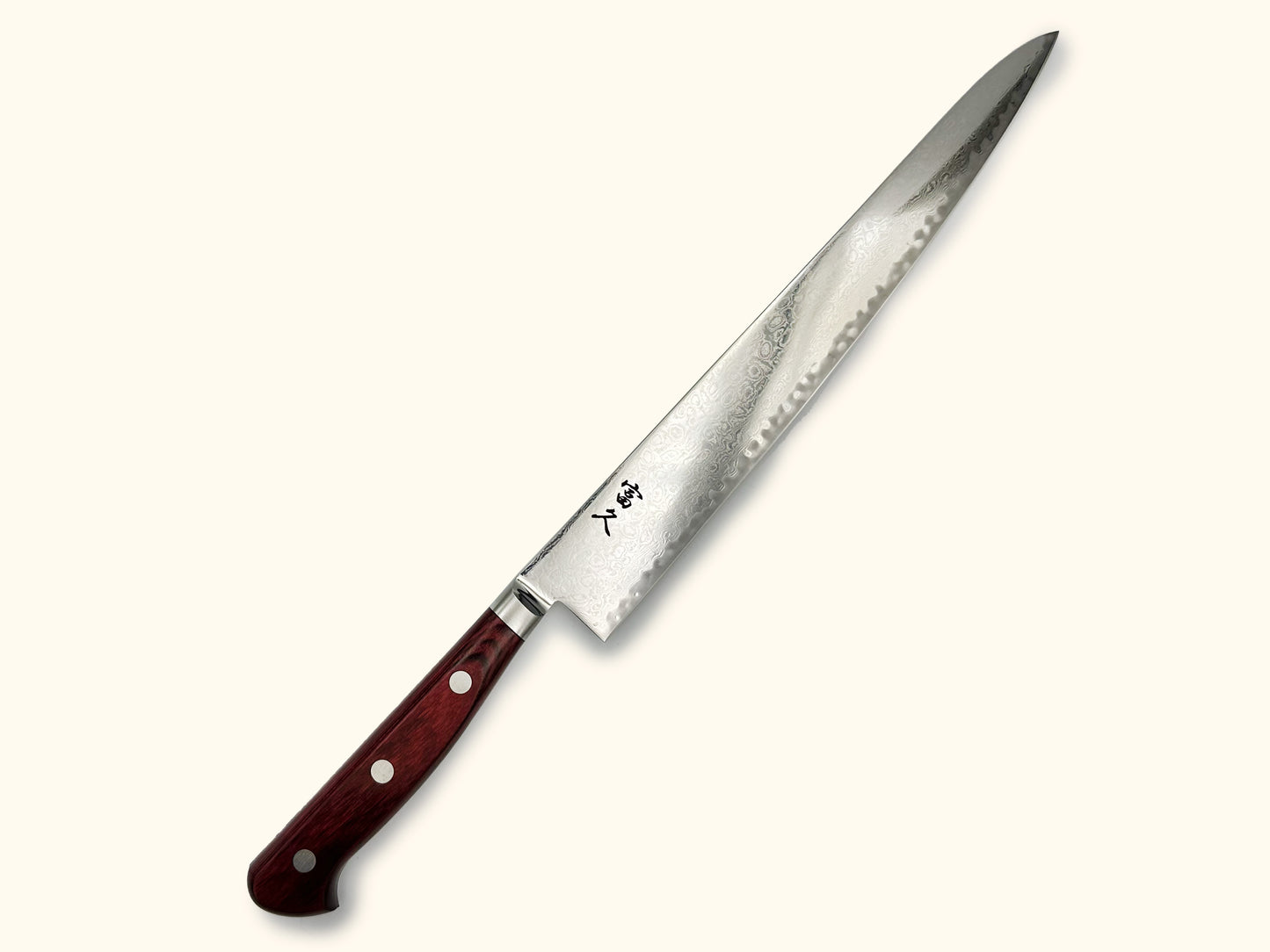 Tomihisa 68 Layer Brown Handle Sujihiki 240mm