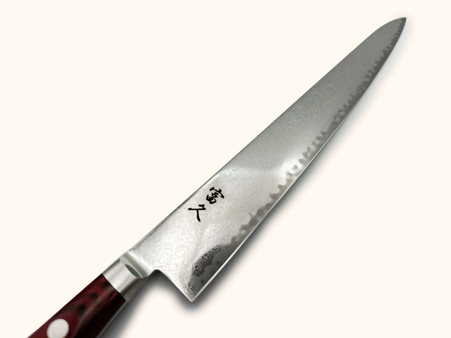 Tomihisa 68 Layer Brown Handle Sujihiki 240mm