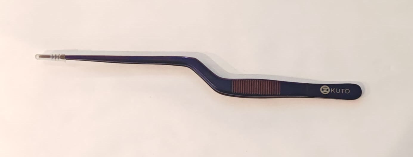 KUTO Offset Plating Tweezers 17cm