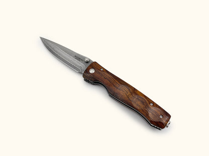 Mcusta MC-0125D Elite VG10 Damascus Ironwood