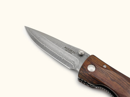 Mcusta MC-0125D Elite VG10 Damascus Ironwood