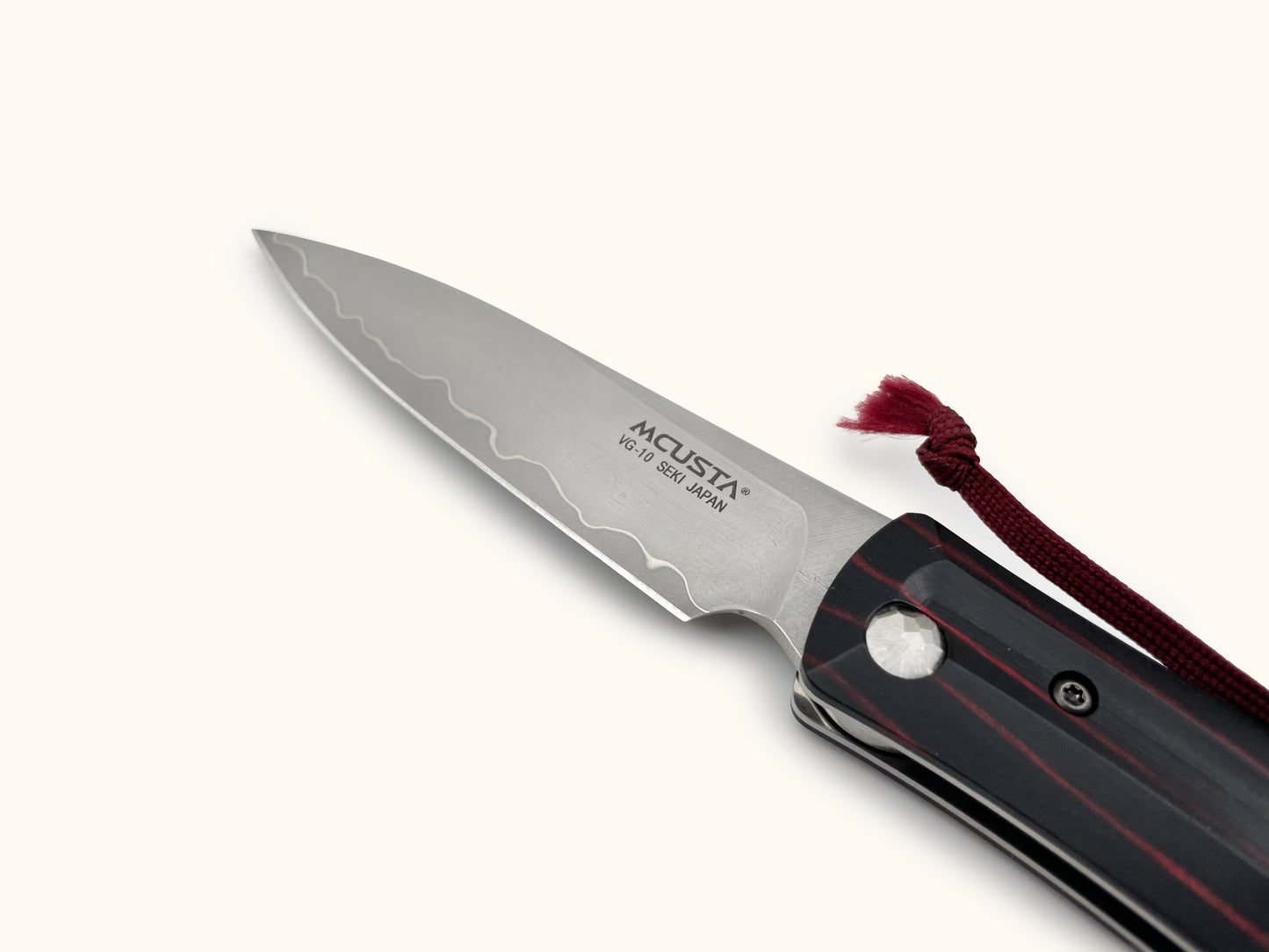 Mcusta MC-0191C VG-10 Friction Folder Red Wood