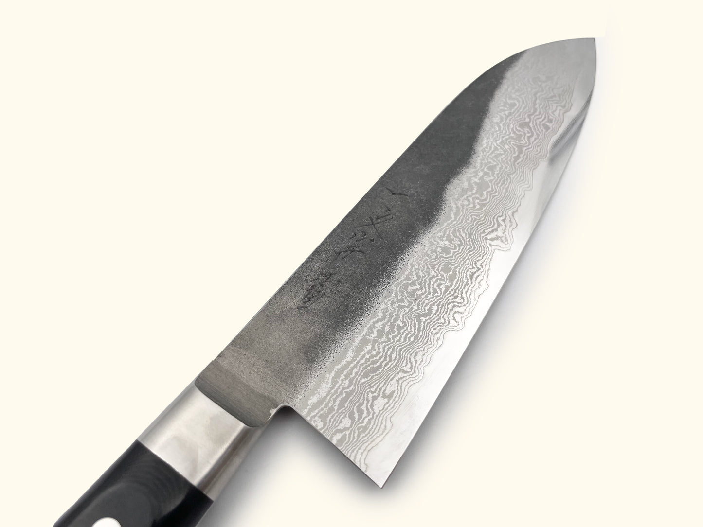 Sakai Ichimonji Ikazuchi VG-10 Damascus Santoku 180mm