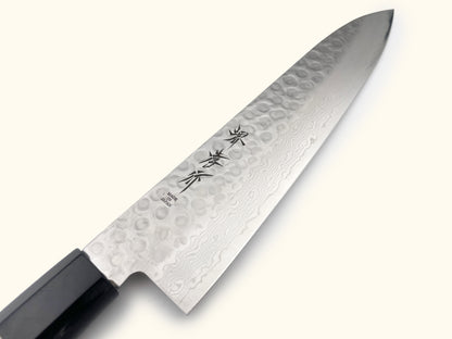 Sakai Takayuki 45 Layer Damascus Tsuchime Wa-Gyuto 210mm