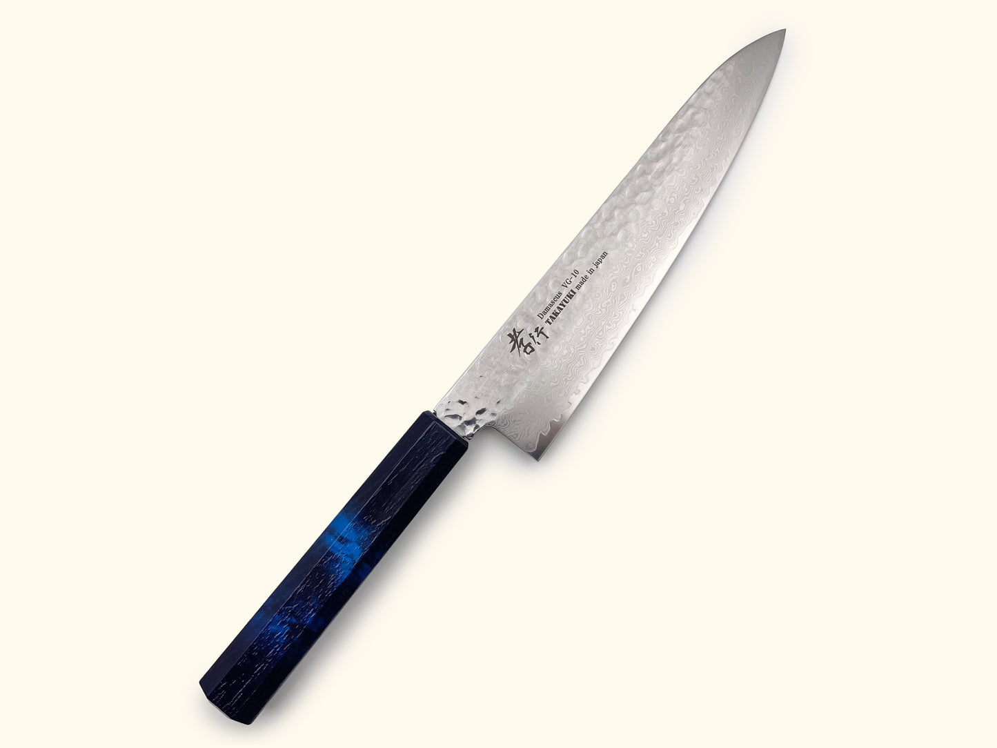 Sakai Takayuki Nanairo Blue Tortoiseshell Gyuto 210mm