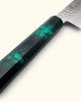 Sakai Takayuki Nanairo Green Tortoiseshell Gyuto 210mm