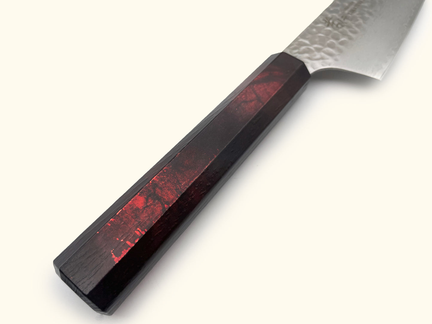 Sakai Takayuki Nanairo Red Tortoiseshell Kiritsuke 190mm