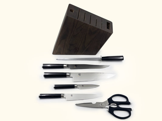 Kitchen knife set, Mr Moos 3 piece unique nested 3 in 1 design knife set  with magnetic acacia wooden holder.: Buy Online at Best Price in UAE 