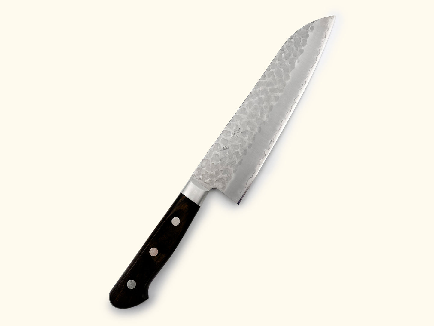 Tomihisa Aoi AUS8 Black Santoku 180mm