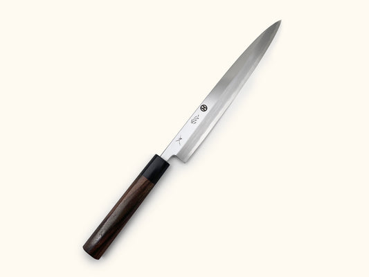 Tomihisa Rikyu White Steel #2 Rosewood Yanagi 240mm